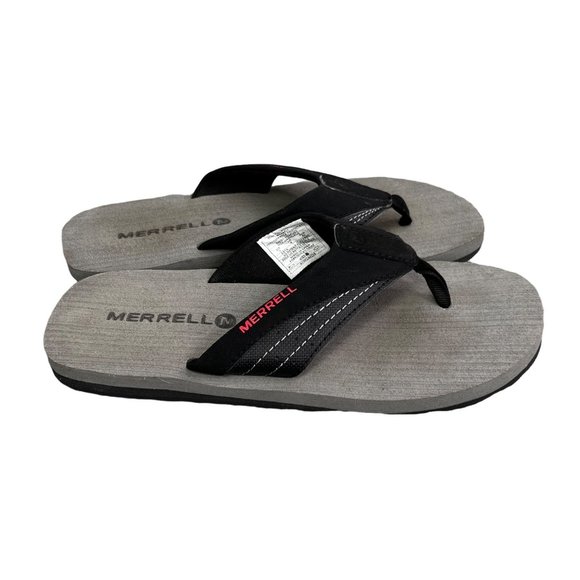 Merrell Flip Flop Sandals size 7 Men Black Red Gray NWOT main image 5